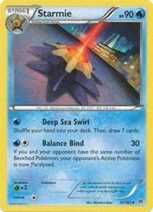 Starmie 030/162  - Reverse Holofoil XY  BREAKthrough - Uncommon
