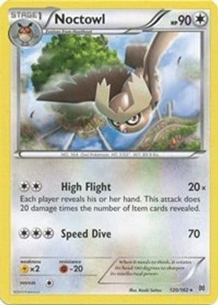 Noctowl 120/162  - Reverse Holofoil XY  BREAKthrough - Rare