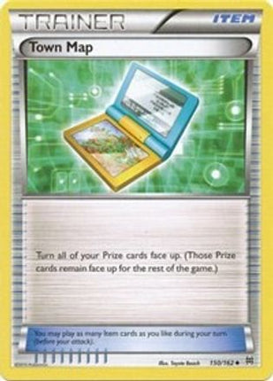 Town Map 150/162  XY  BREAKthrough - Uncommon