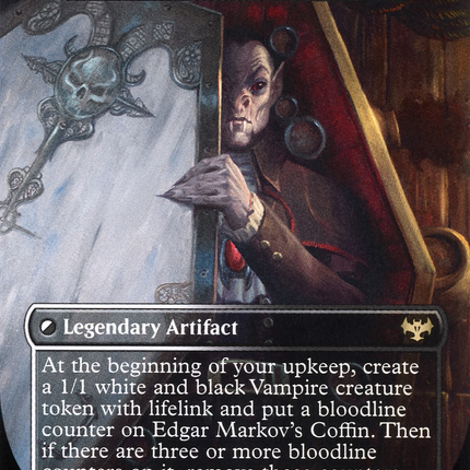 Edgar, Charmed Groom // Edgar Markov's Coffin (VOW-341) - Innistrad: Crimson Vow: (Double Faced Transform) (Borderless)