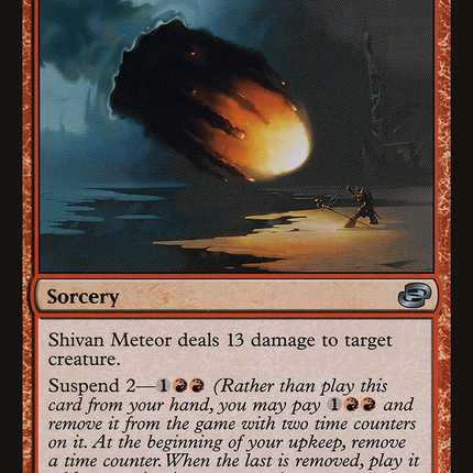Shivan Meteor (PLC-106) - Planar Chaos Foil