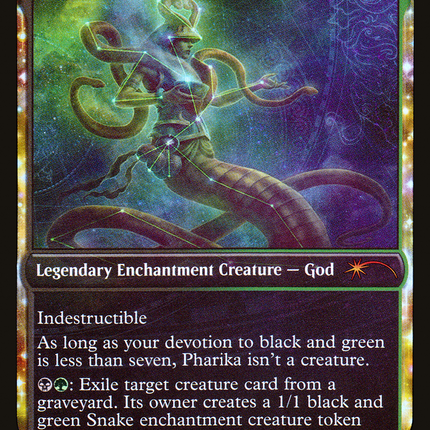 Pharika, God of Affliction (SLD-082) - Secret Lair Drop: (enchantment, Showcase) Foil