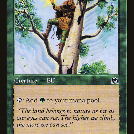 Wirewood Elf (ONS-301) - Onslaught Foil
