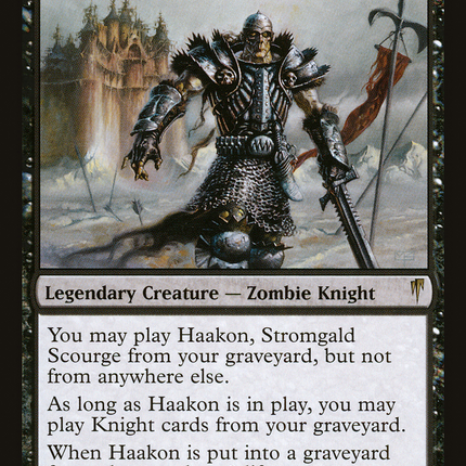 Haakon, Stromgald Scourge (CSP-061) - Coldsnap Foil