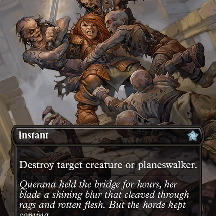Hero's Downfall (FDN-319) - Foundations (Borderless) Foil