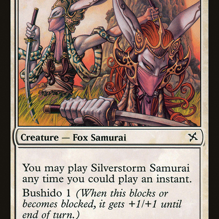 Silverstorm Samurai (BOK-022) - Betrayers of Kamigawa Foil