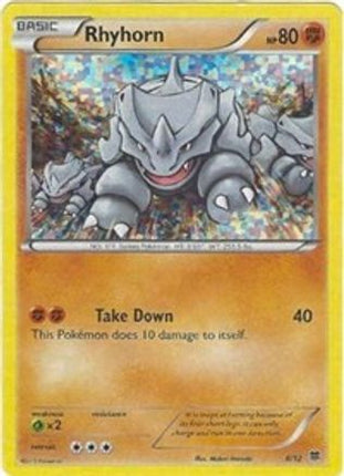Rhyhorn - 8/12/012  - Holofoil McDonalds Promos 2015 - Promo