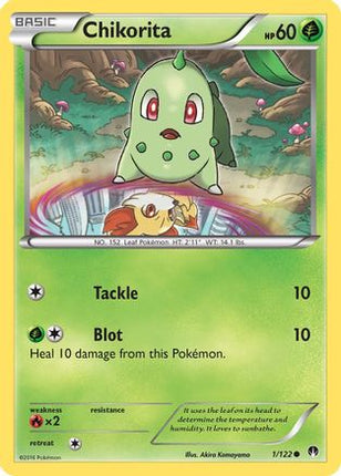 Chikorita 001/122  XY  BREAKpoint - Common
