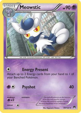 Meowstic 059/122  XY  BREAKpoint - Rare