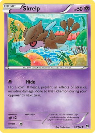 Skrelp 063/122  - Reverse Holofoil XY  BREAKpoint - Common