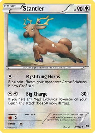Stantler 091/122  XY  BREAKpoint - Uncommon