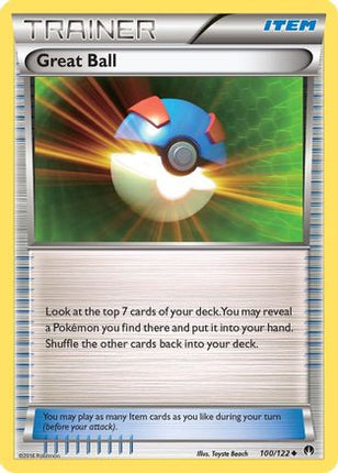 Great Ball 100/122  XY  BREAKpoint - Uncommon
