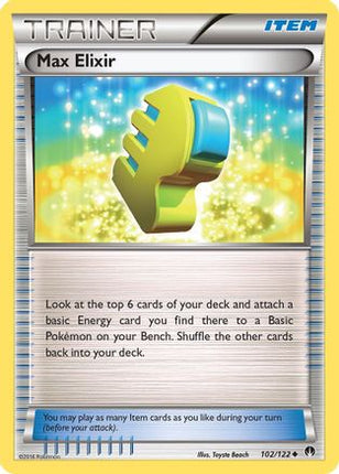 Max Elixir 102/122  XY  BREAKpoint - Uncommon