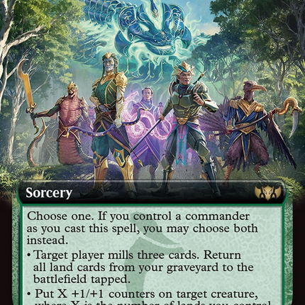 Will of the Sultai (TDC-089) - Commander: Tarkir: Dragonstorm: (Extended Art)