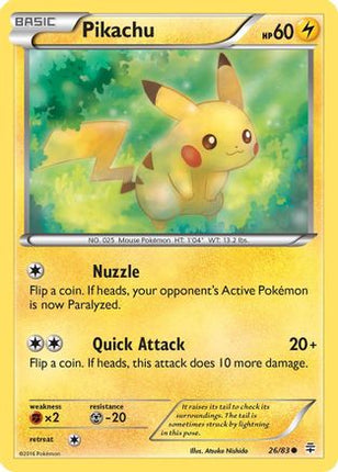 Pikachu 026/83  Generations - Common
