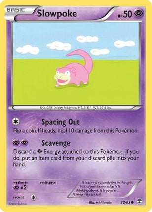 Slowpoke 032/83  - Reverse Holofoil Generations - Common