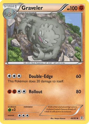 Graveler/83  - Reverse Holofoil Generations - Uncommon