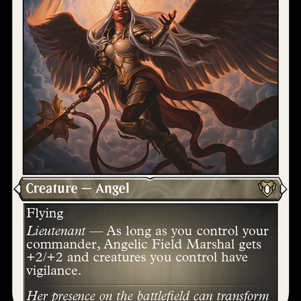 Angelic Field Marshal (Foil Etched) (CMM-456) - Commander Masters Foil