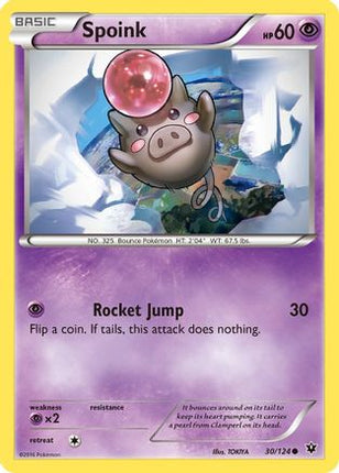 Spoink 030/124  XY  Fates Collide - Common