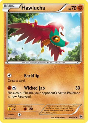 Hawlucha/124  XY  Fates Collide - Uncommon