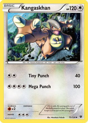 Kangaskhan 075/124  XY  Fates Collide - Uncommon