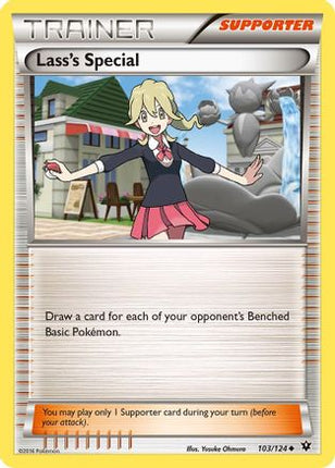 Lass's Special/124  - Reverse Holofoil XY  Fates Collide - Uncommon