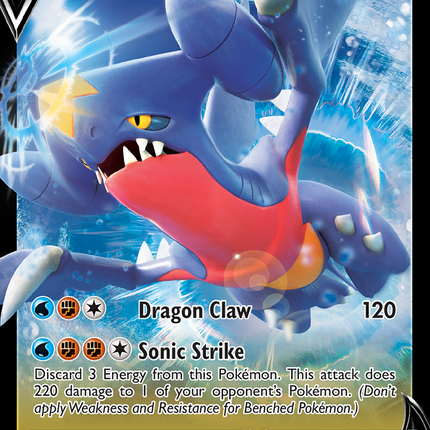 Garchomp V 117/189  - Holofoil SWSH10 Astral Radiance - Ultra Rare