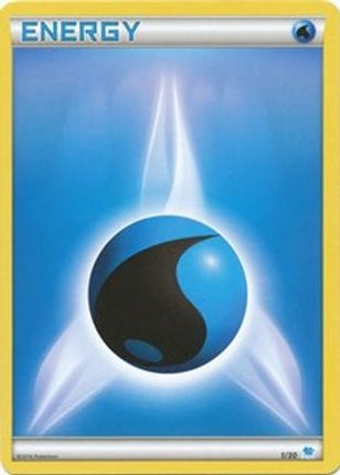 Water Energy (5)/30  XY Trainer Kit Pikachu Libre & Suicune - Common