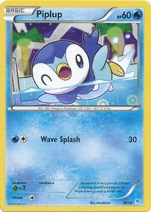 Piplup/30  XY Trainer Kit Pikachu Libre & Suicune - Common