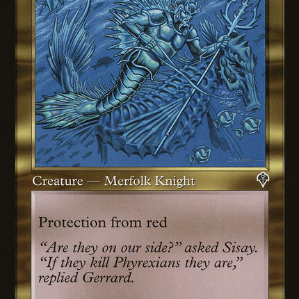 Galina's Knight (INV-248) - Invasion Foil