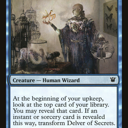 Delver of Secrets // Insectile Aberration (ISD-051) - Innistrad: (Double Faced Transform)