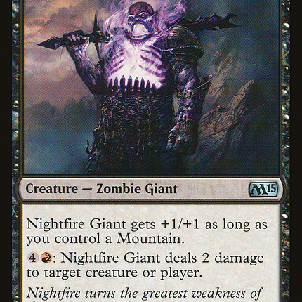 Nightfire Giant (M15-109) - Magic 2015 Foil