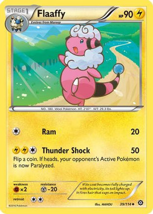 Flaaffy 039/114  XY  Steam Siege - Uncommon
