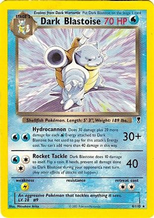 Dark Blastoise 004/110  Deck Exclusives - Rare