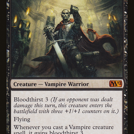 Bloodlord of Vaasgoth (M12-082) - Magic 2012 Foil