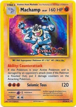Machamp (XY Evolutions Prerelease) 059  - Holofoil XY Promos - Promo