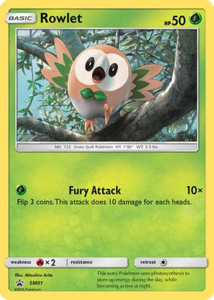 Rowlet - SM01/248  - Holofoil SM Promos - Promo