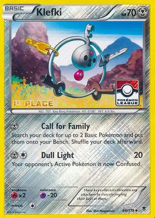 Klefki 066/119  - Reverse Holofoil League & Championship Cards - Promo