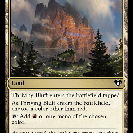 Thriving Bluff (CMM-429) - Commander Masters Foil