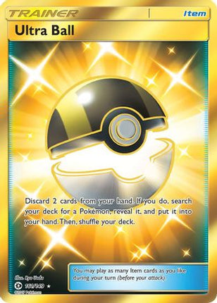 Ultra Ball (Secret) 161/149  - Holofoil SM Base Set - Secret Rare