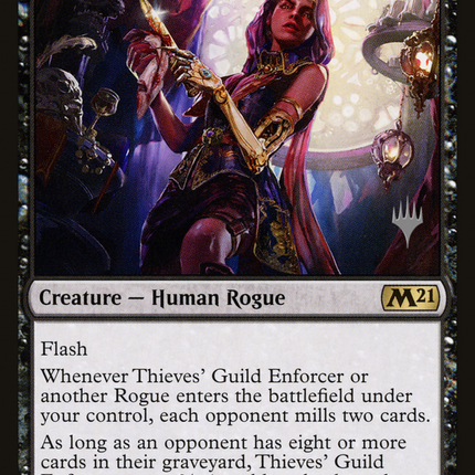 Thieves' Guild Enforcer (PPM21-125P) - Core Set 2021 Promos Foil