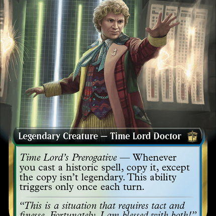 The Sixth Doctor (WHO-443) - Doctor Who: (Extended Art) Foil