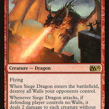 Siege Dragon (M15-162) - Magic 2015 Foil