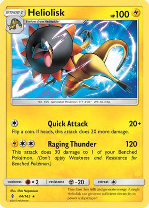 Heliolisk/145  SM  Guardians Rising - Rare