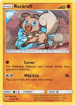 Rockruff 073/145  SM  Guardians Rising - Common