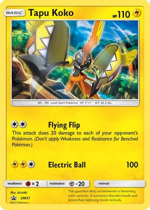 Tapu Koko SM31/248  - Holofoil SM Promos - Promo