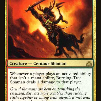 Burning-Tree Shaman (GPT-105) - Guildpact