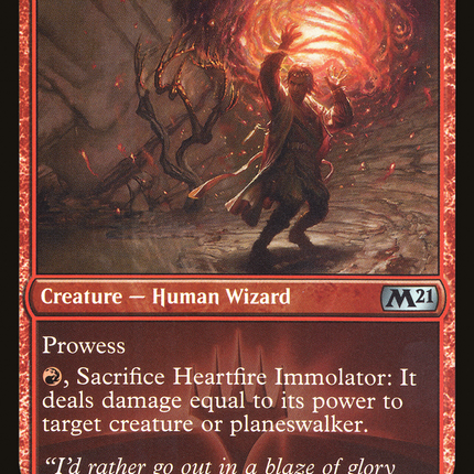 Heartfire Immolator (PPM21-396) - Core Set 2021