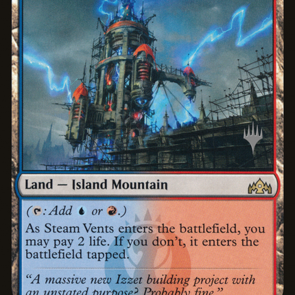 Steam Vents (PPELD-257) - Guilds of Ravnica Promos Foil