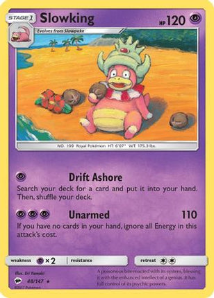 Slowking 048/147  SM  Burning Shadows - Rare